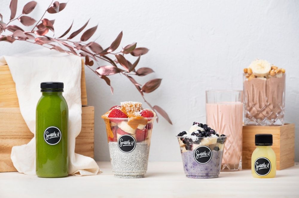 Terveelliset vegaaniset juhlatarjoilut Smooth It:istä.