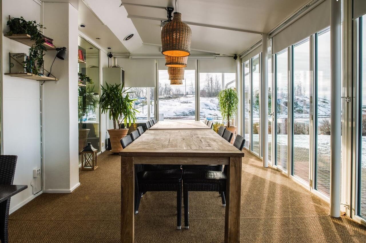 Cafe Carusellin merellinen kabinetti Helsingissä yksityisiin kokouksiin ja juhliin.