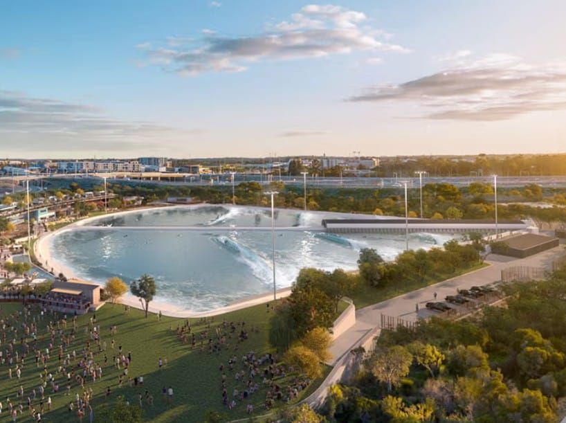 Perth is getting a wave pool the size of Optus Stadium — and you can ride it by next year