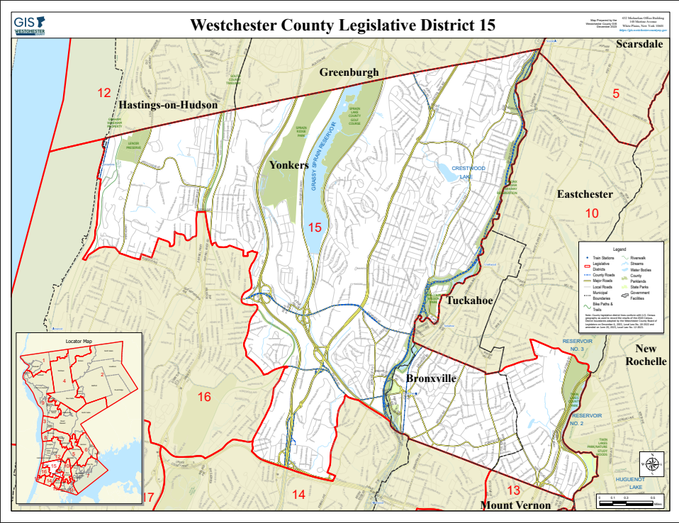Westchester County Legislative District 15 Candidate Cheat Sheet