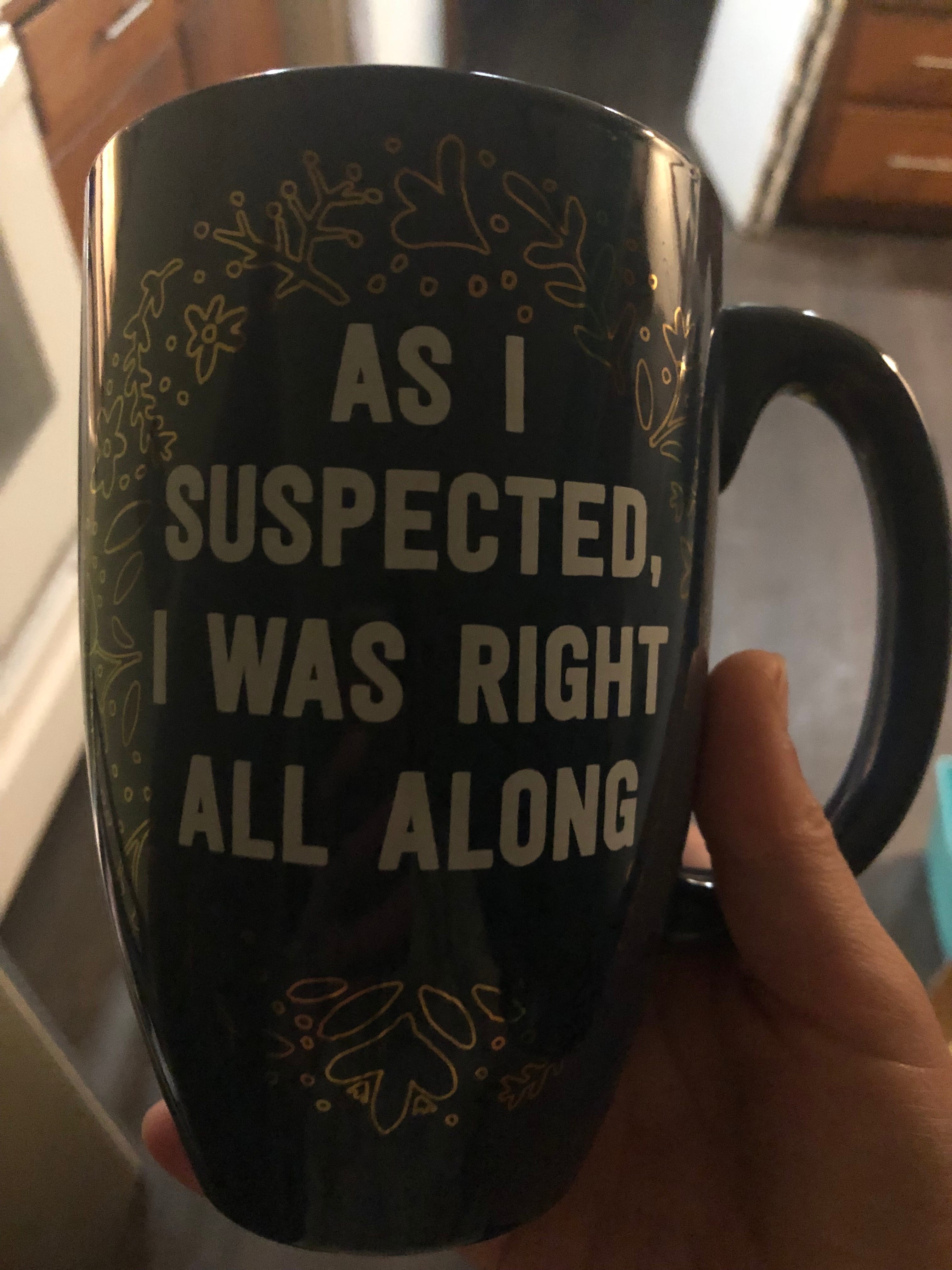 As I suspected, I was right all along