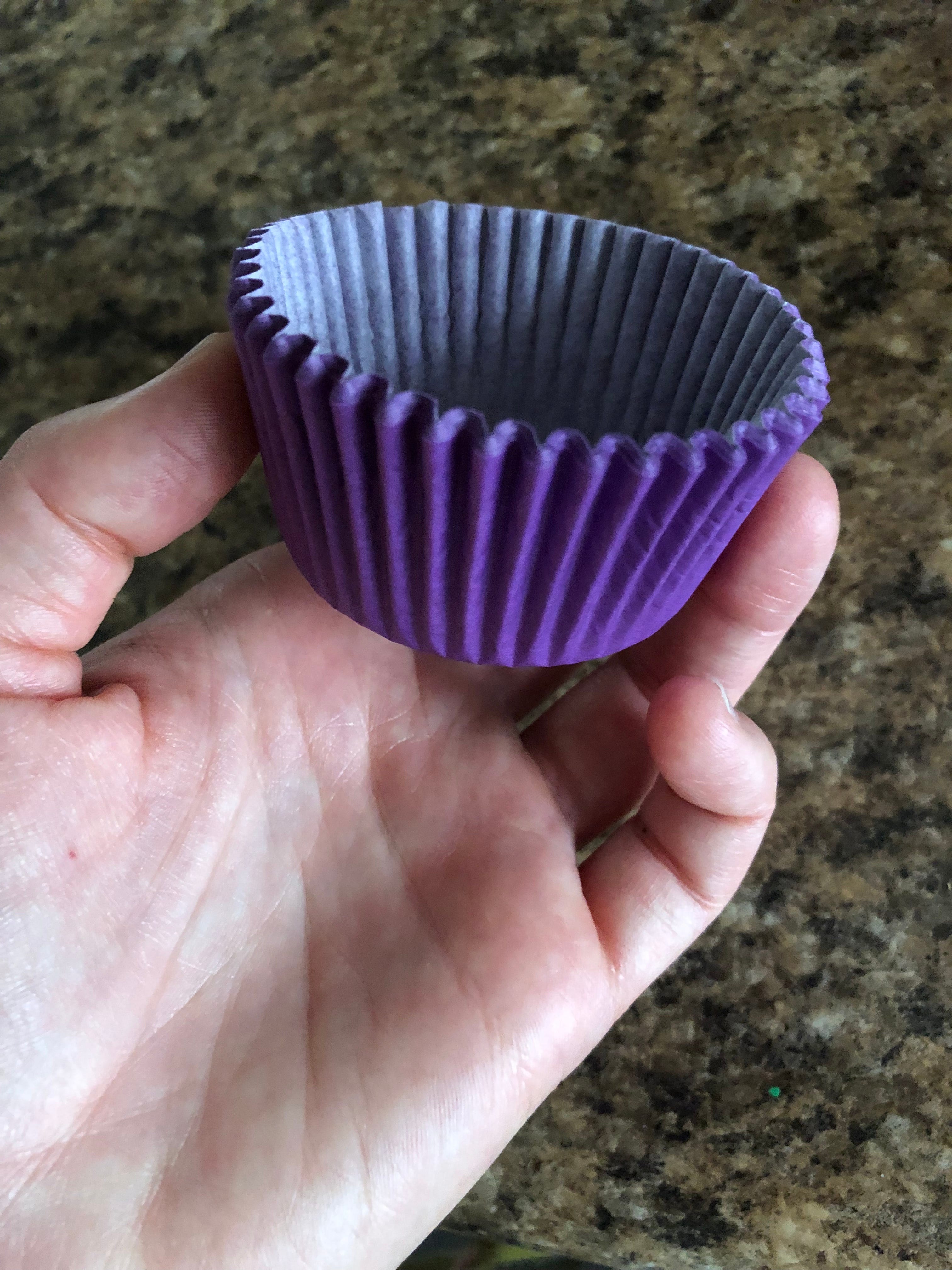A set of paper cupcake liners