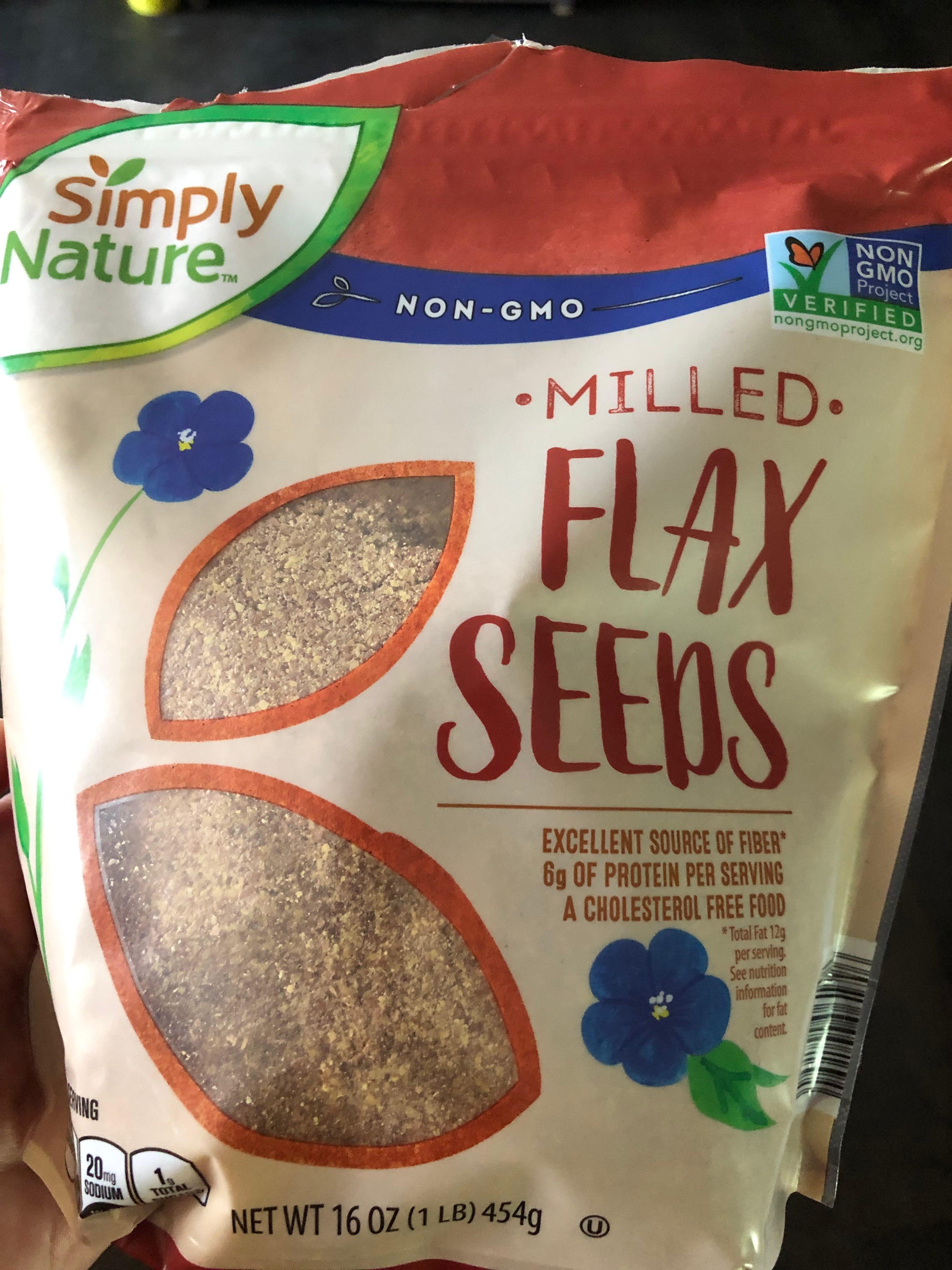 Bag of milled flax seeds from ALDI