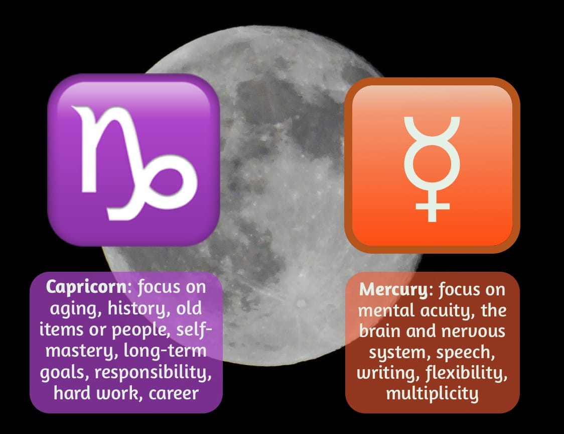 Full Moon Capricorn, Mercury