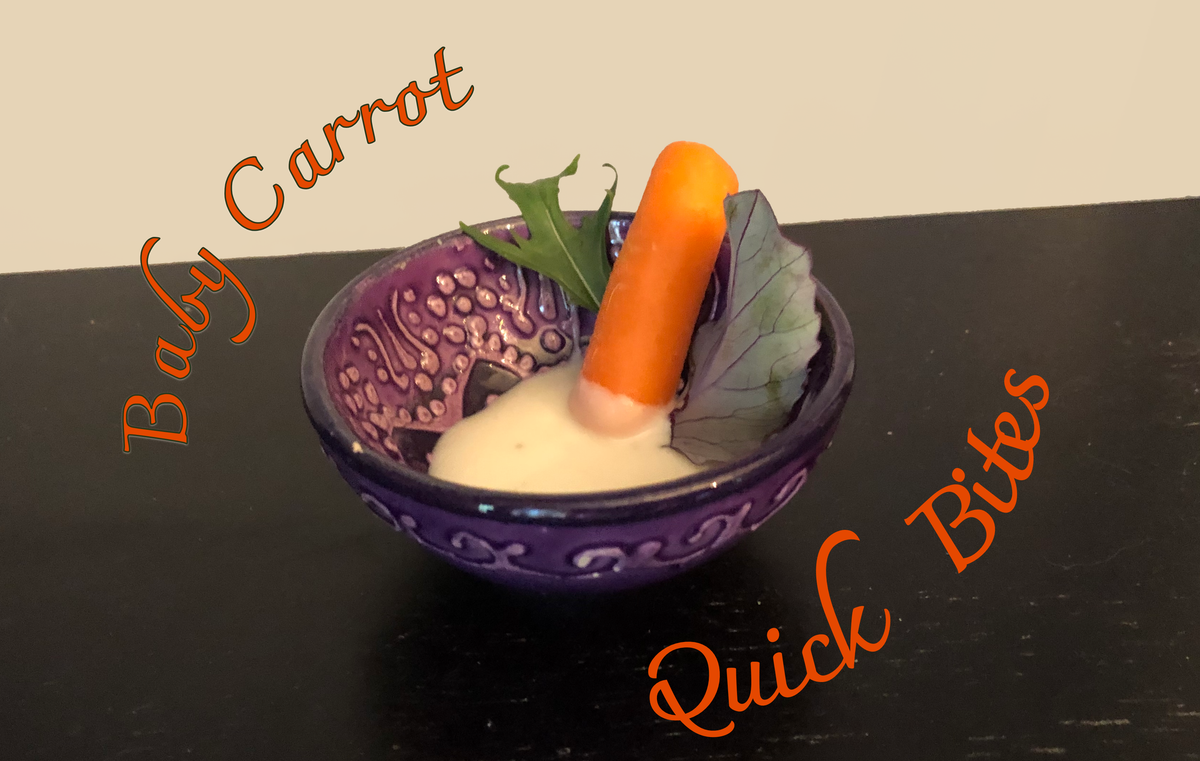 Baby Carrots Quick Bites #2: Poor Person's Electrolytes