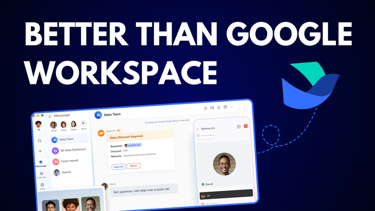 Lark Manages My Team's Productivity Better Than Google Workspace by 55%