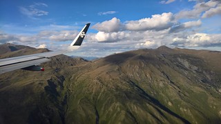 The Crown Range Road from Queenstown flight | 2016