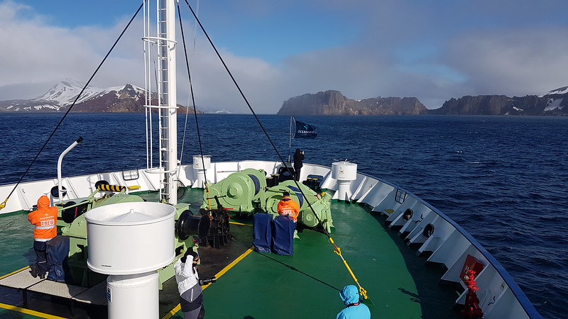 Approaching Deception Island