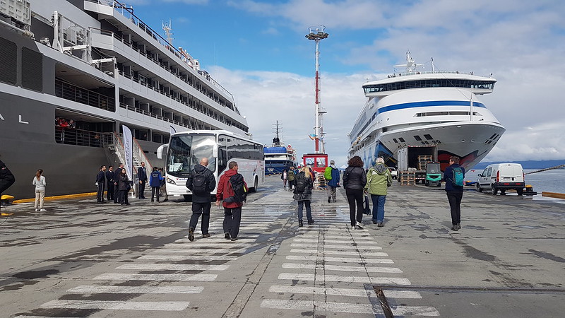 Port Ushuaia  - Not our vessels, thankfully!