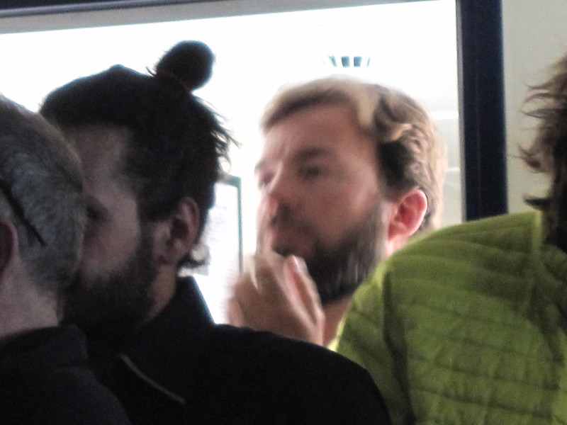 Werner watching people watch - Drake Passage Return Day 2