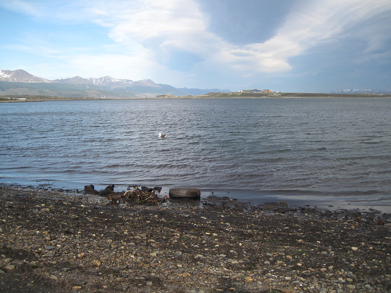 Ushuaia Airport from Hotel Tolkeyen