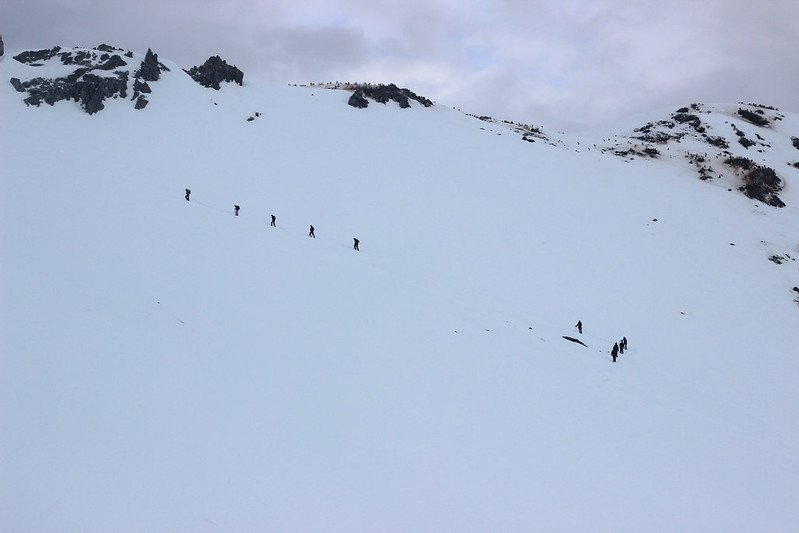Mountaineers tackle Spigot Peak, Orne Harbour