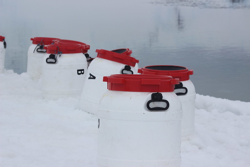 Survival Kits, and snowshoe fitting seats, Neko Harbour