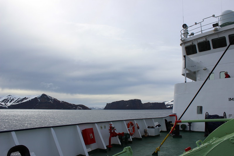 Leaving Deception Island