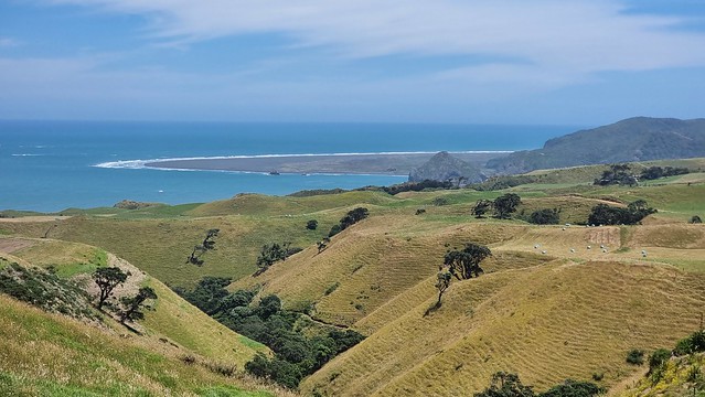 Whatipu (North Head) from Āwhitu