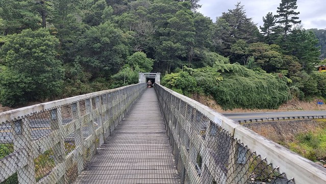 Ohinemuri River crossing to the tunnel