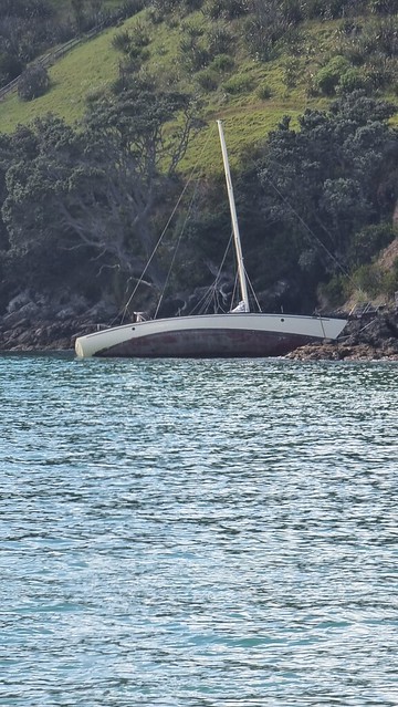 Sad sight: Rosalie Clare, eventually lost to a storm