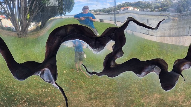 Moutoa Quay Art Selfie