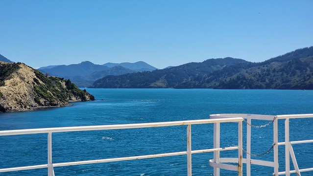 Bluebridge Ferry entering Tory Channel