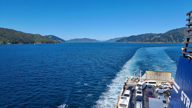 Bluebridge Ferry in Queen Charlotte Sound