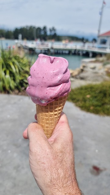 Mapua fresh berry ice-cream