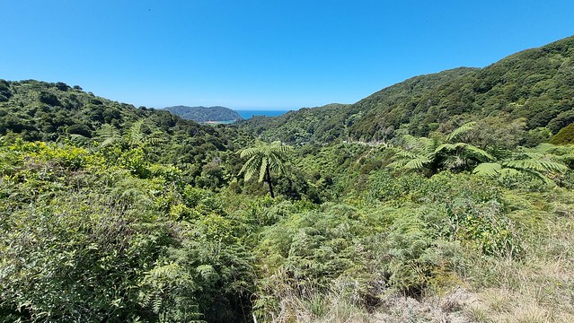 Totaranui Beach in the distance
