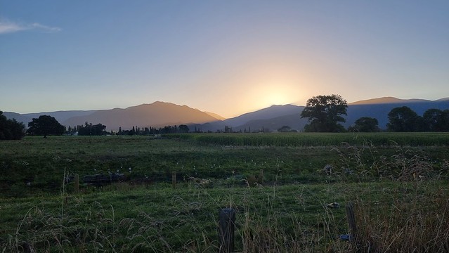 Tākaka evening glow