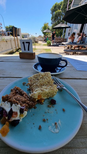 After check-in coffee + at The Courthouse Café