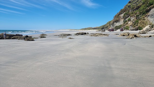 Fossil Point to the spit