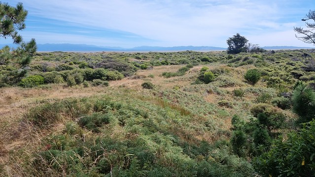 Farewell Spit Lighthouse towards Golden Bay