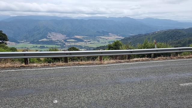Started down there! | Tākaka Hill Road