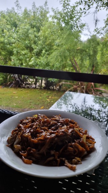 Dinner, Thai from a takeaway caravan in Tākaka
