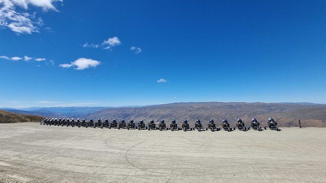 Snow makers at rest | Cardrona Skifield Road