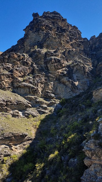 Shadows from Hugo Bridge | Lake Dunstan Trail