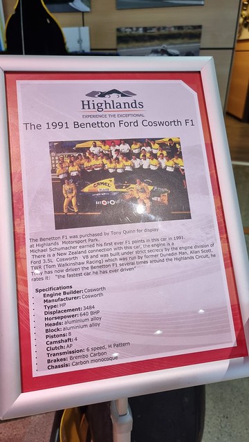 Michael Shumacher 1991 Benetton | Highlands Motorsport Park