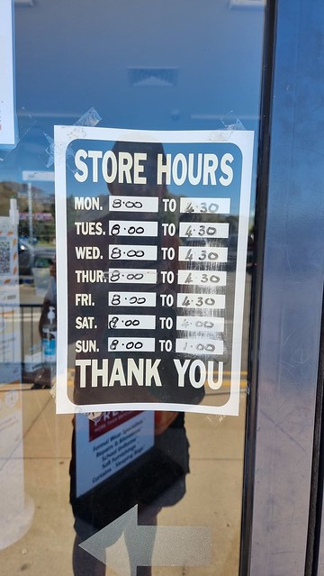 Oops, won't be getting dinner here tonight!