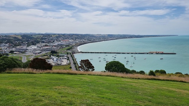 Oamaru from Cape Wanbrow