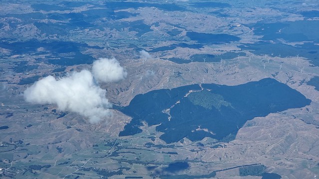 Lovely view of the Pipiwharauroa Windfarm & Trail (Raglan)