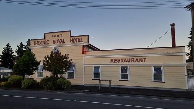 Theatre Royal Hotel by moonlight