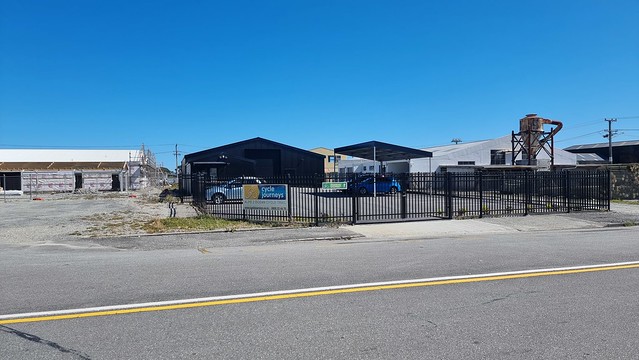 WIP on Cycle Journeys' new Greymouth depot