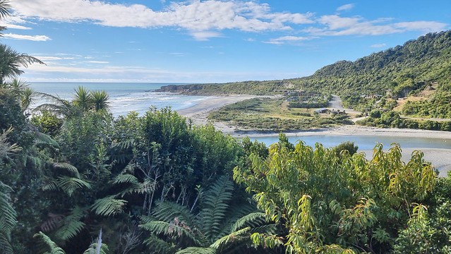 Dinner view towards Punakaiki