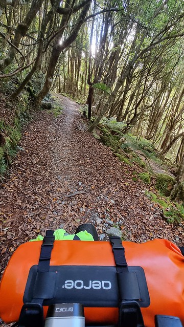 Very smooth part of the climb to Ces Clark Hut