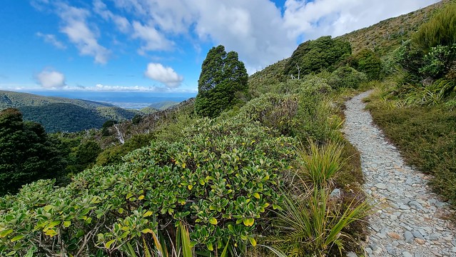 Deceptively easy climb to Ces Clark Hut
