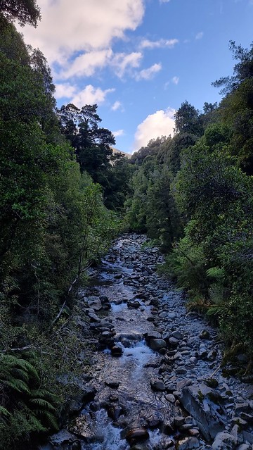 Creek on the climb to Ces Clark Hut