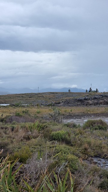 Rain coming across the plateau