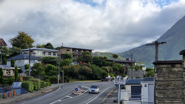 My Picton base, Harbour View Motel (top centre)