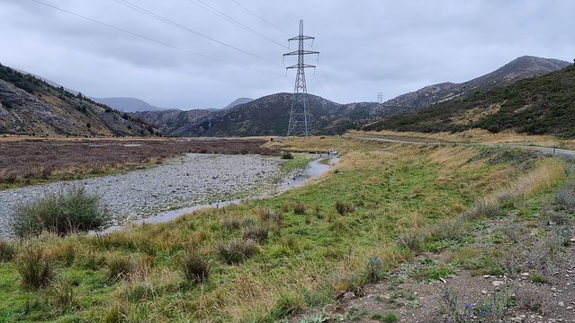 No escaping civilisation... the national grid heads North