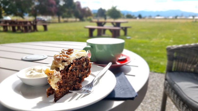 Lovely carrot cake | Omaka Aviation Heritage Centre Café