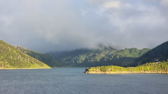Queen Charlotte Sound from Bluebridge Ferry