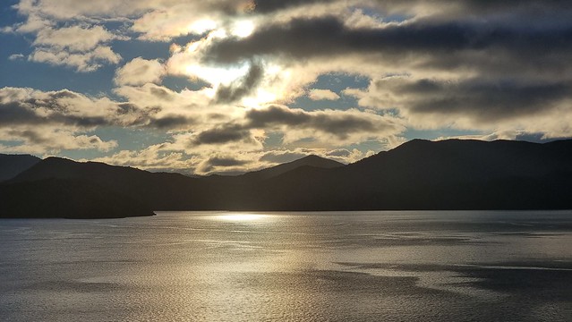 Queen Charlotte Sound from Bluebridge Ferry